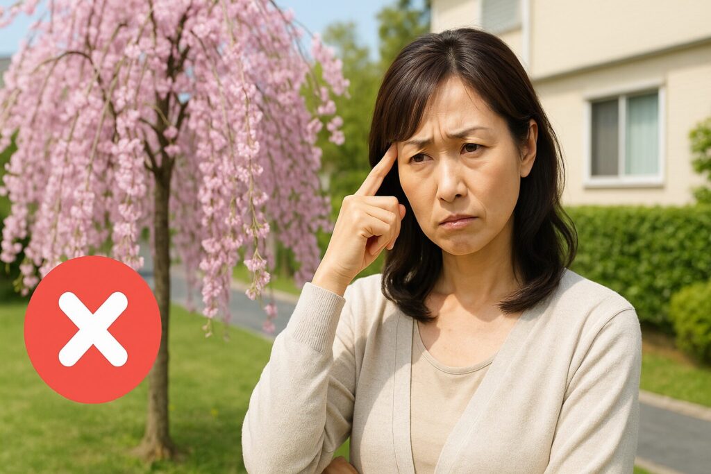 しだれ桜がおすすめじゃない人