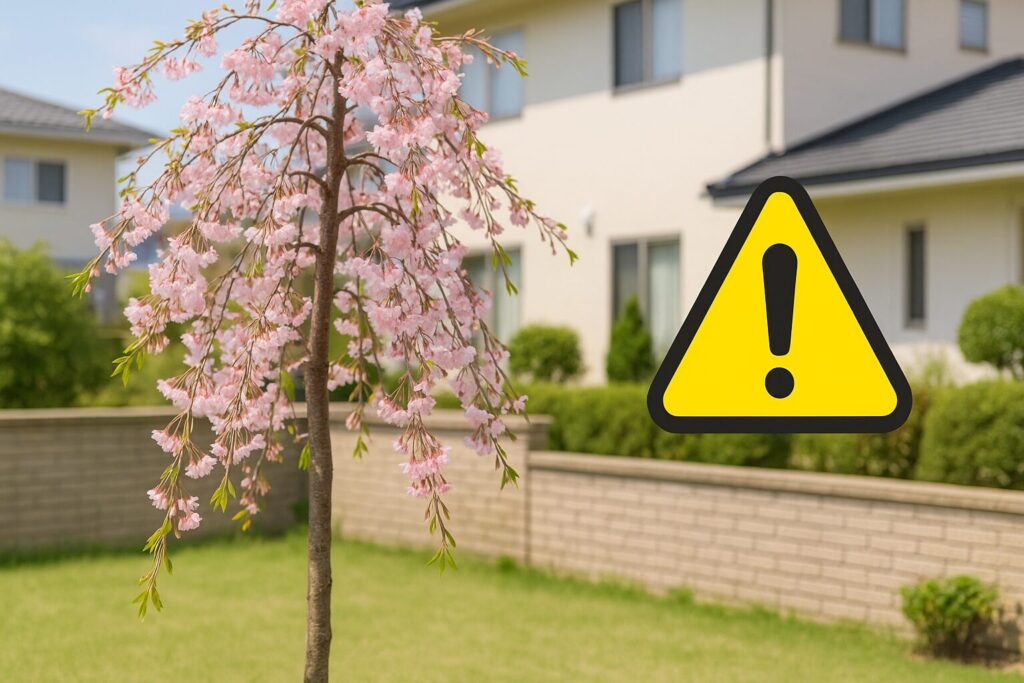 しだれ桜の注意点