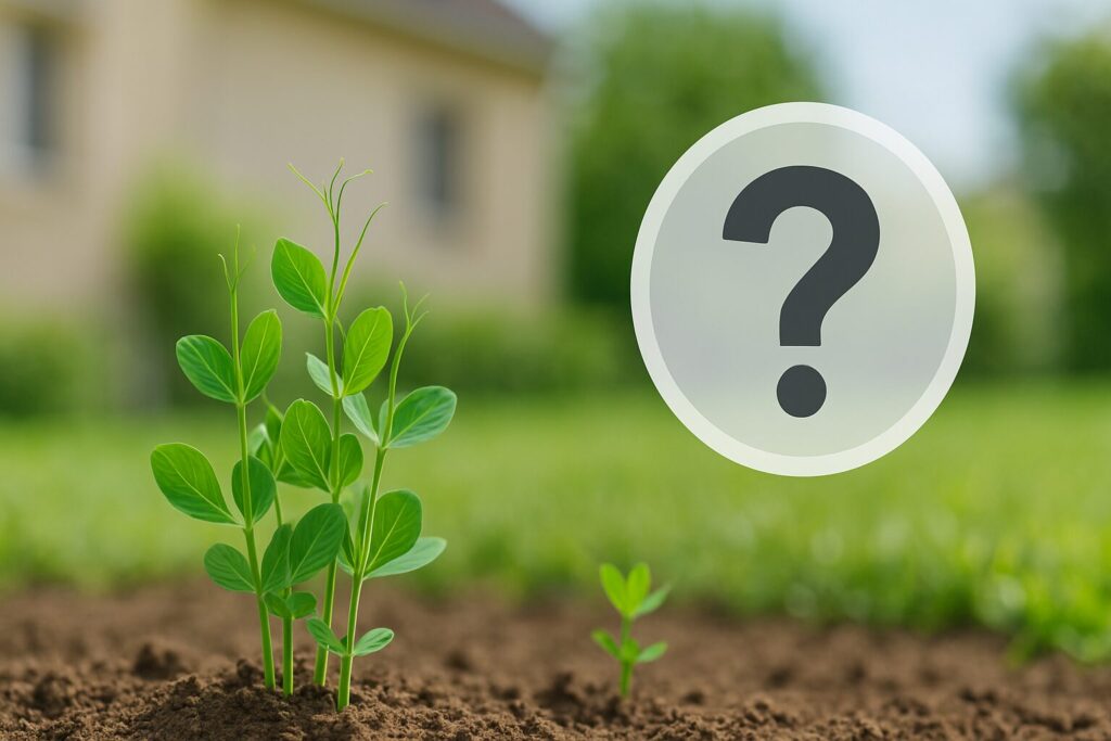 豆苗(トウミョウ)は庭に植えてはいけない？