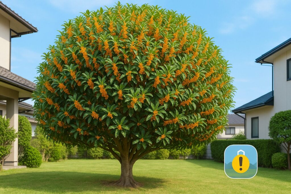 金木犀(キンモクセイ)は庭に植えてはいけない?