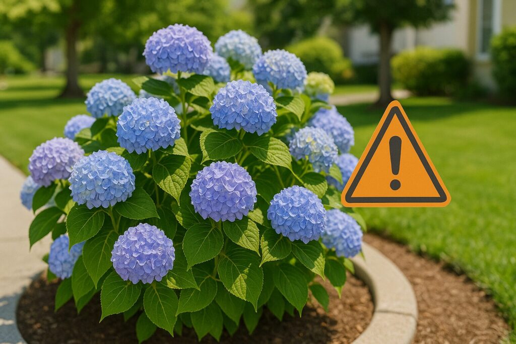 紫陽花の注意点