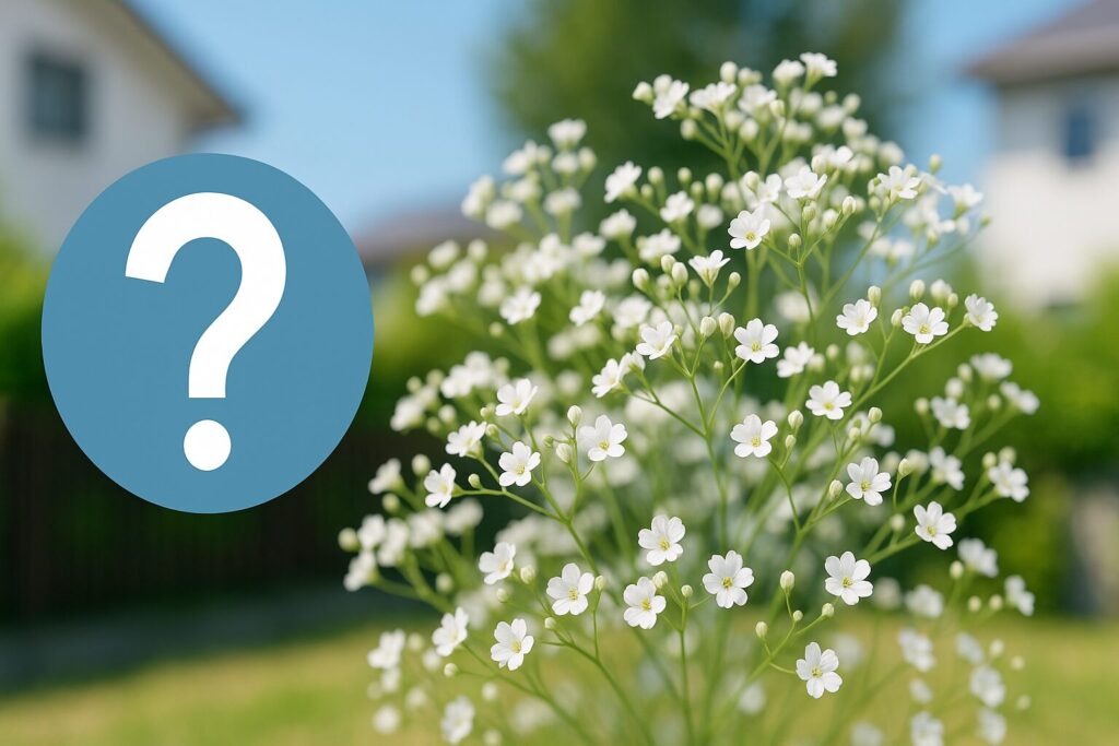 かすみ草(カスミソウ)は庭に植えてはいけない?