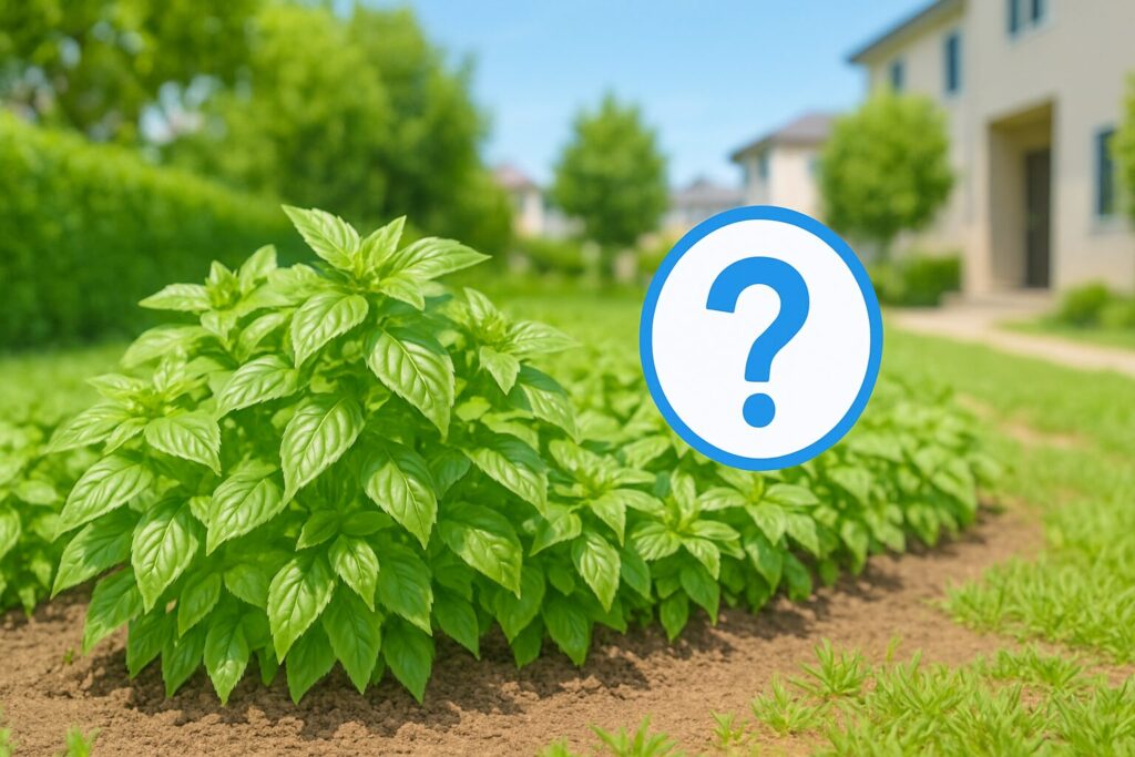 バジルは庭に植えてはいけない？